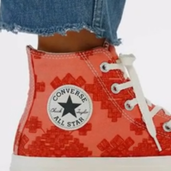 Converse CTAS Lift Platform Tonal Embroidery Womens Sz: A02233C - Picture 7 of 15